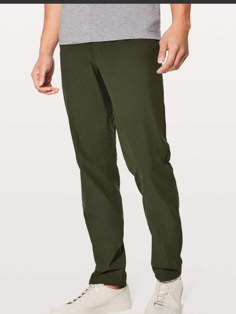 Lululemon ABC 5 Pocket Pant Classic 34x31 Dark Olive Casual Travel Golf